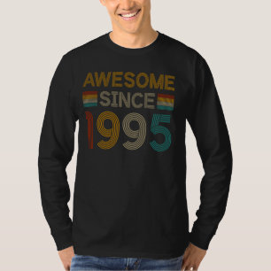 Awesome Since 1995 29 Year Old 29th Birthday Funny T-Shirt