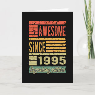 Awesome Since 1995 Birthday Gift Card