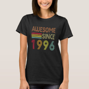 Awesome Since 1996 Vintage 26th Birthday T-Shirt