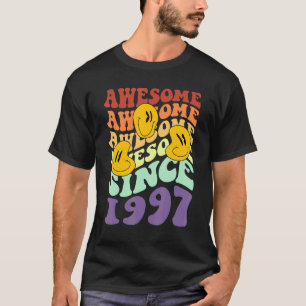 awesome since 1997 level 25 unlocked Birthday boy T-Shirt
