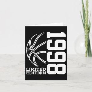 Awesome Since 1998 Birthday Bysketbyll Limited Edi Card