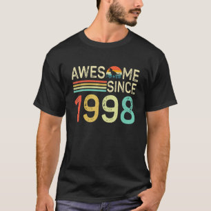 Awesome Since 1998 Vintage 24Th Birthday Gifts 24 T-Shirt