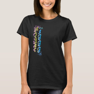 Awesome since 1999 Graffiti Motif T-Shirt