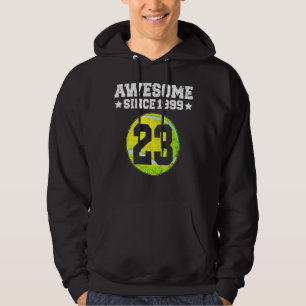 Awesome Since 1999 Tennis 23rd Birthday 23 Years O Hoodie