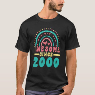 Awesome since 2000 23rd birthday women  3 T-Shirt