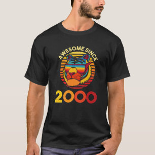 Awesome Since 2000! Birthday Tiger Sunglasses Year T-Shirt