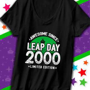 Awesome Since 2000 Leap Year Day Feb 29 Birthday T-Shirt