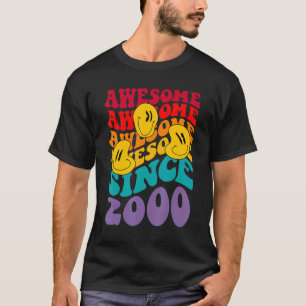 awesome since 2000 level 22 unlocked Birthday boy T-Shirt