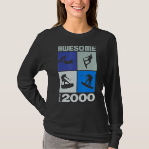 Awesome since 2000 wakeboard lifestyle T-Shirt