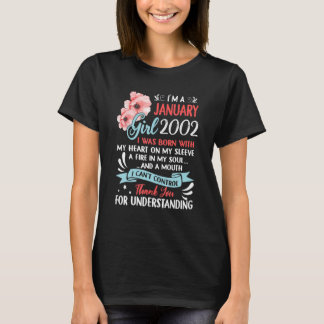 Awesome Since 2002 21st Birthday I'm a January Gir T-Shirt