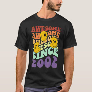 awesome since 2002 level 20 unlocked Birthday boy  T-Shirt