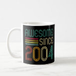 Awesome Since 2004 18th Birthday Retro  Coffee Mug<br><div class="desc">Awesome Since 2004 18th Birthday Retro.</div>