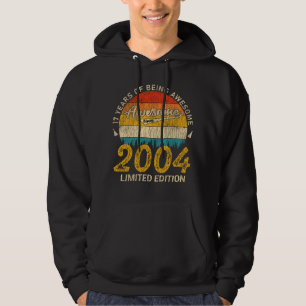 Awesome Since 2004 Limited Edition Birthday Gift Hoodie