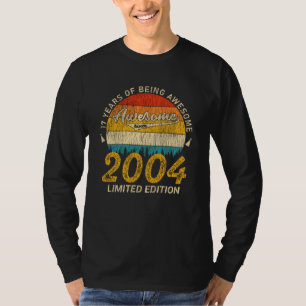 Awesome Since 2004 Limited Edition Birthday Gift T-Shirt