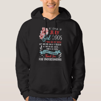 Awesome Since 2005 17th Birthday I'm A July Girl 2 Hoodie