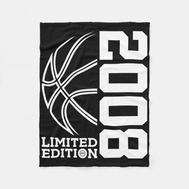 Awesome Since 2008 Birthday Bysketbyll Limited Edi Fleece Blanket (Front)