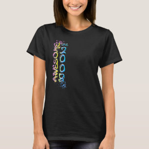 Awesome since 2008 graffiti motif T-Shirt