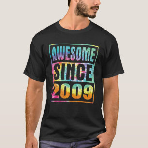 Awesome Since 2009 13 Years Old 13th Birthday Tie T-Shirt