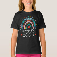   Awesome Since 2009 Rainbow 13th Birthday Gift 