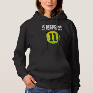 Awesome Since 2011 Tennis 11th Birthday 11 Years O Hoodie
