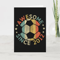 Awesome Since 2012 14th Birthday 14 Year Old Socce