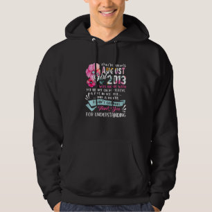 Awesome Since 2013 9th Birthday I'm An August Girl Hoodie