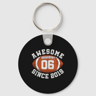Awesome Since 2019 Football Birthday Gift For 6 Ye Key Ring