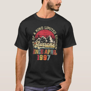 Awesome Since April 1997 25th Birthday 25 Years Ol T-Shirt