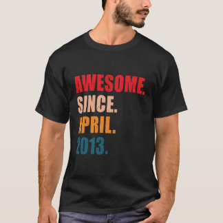 Awesome Since April 2013 Personalised T-Shirt