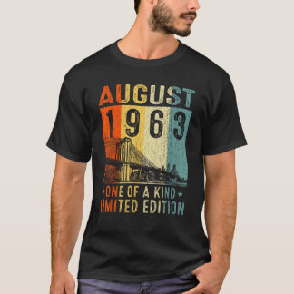 Awesome Since August 1963 One Of A Kind T-Shirt