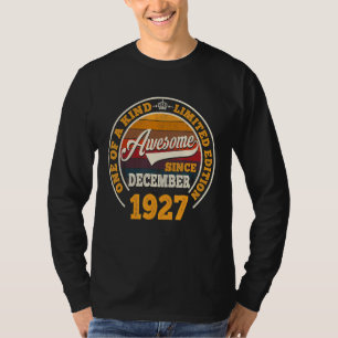 Awesome Since December 1927 95th Birthday 95 Year T-Shirt