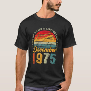 Awesome Since December 1975 47 Years Old 47th T-Shirt