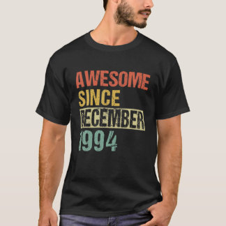 Awesome Since December 1994 27Th Birthday T-Shirt