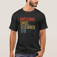 Awesome Since December 2019 3Rd Birthday Vintage R
