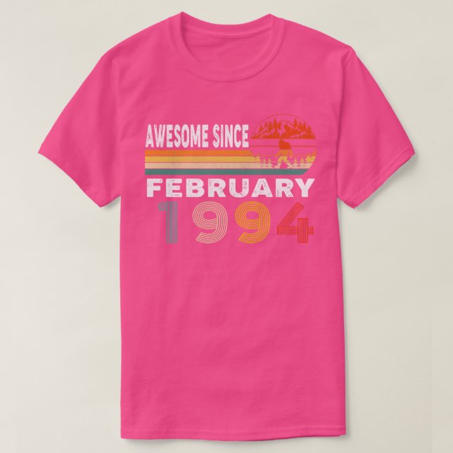 Awesome Since February 1994 T-Shirt (Design Front)