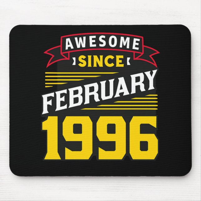 Awesome Since February 1996 Mouse Mat (Front)