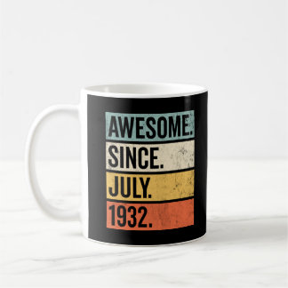 Awesome Since July 1932 Birthday Retro Coffee Mug