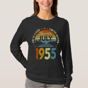 Awesome Since July 1955 Vintage 67th Birthday T-Shirt