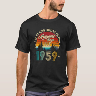 Awesome Since July 1959 63rd Birthday 63 Years Ol T-Shirt