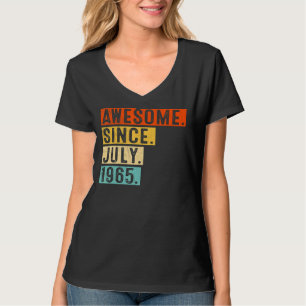 Awesome Since July 1965 Vintage 57th Birthday T-Shirt
