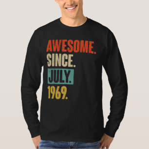 Awesome Since July 1969 53 Year Old 53rd Birthday T-Shirt