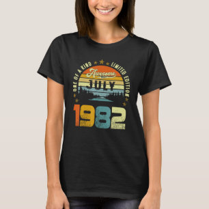 Awesome Since July 1982 One Of A Kind 2 T-Shirt