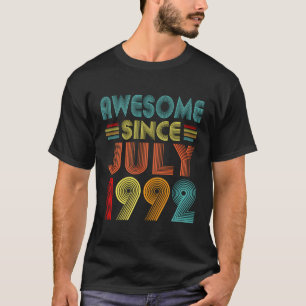 Awesome Since July 1992 Vintage 30 Years Old 30Th  T-Shirt