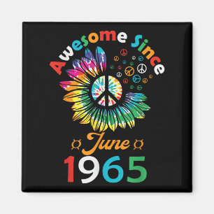 Awesome Since June 1965, Is Funny Birthday Quote Magnet
