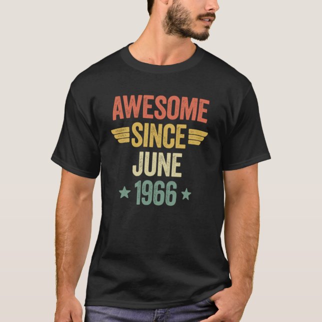 Awesome Since June 1966 T-Shirt (Front)