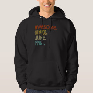 Awesome Since June 1986 Vintage 36th Birthday 1 Hoodie