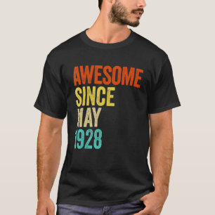 Awesome Since May 1928 Vintage 94th Men And Women T-Shirt