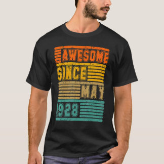 Awesome Since May 1928 Vintage 94th Men And Women T-Shirt