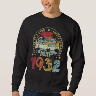 Awesome Since May 1932 {B]th Birthday  90 Years Ol Sweatshirt