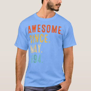 Awesome Since May 1994 Vintage 28th Birthday T-Shirt